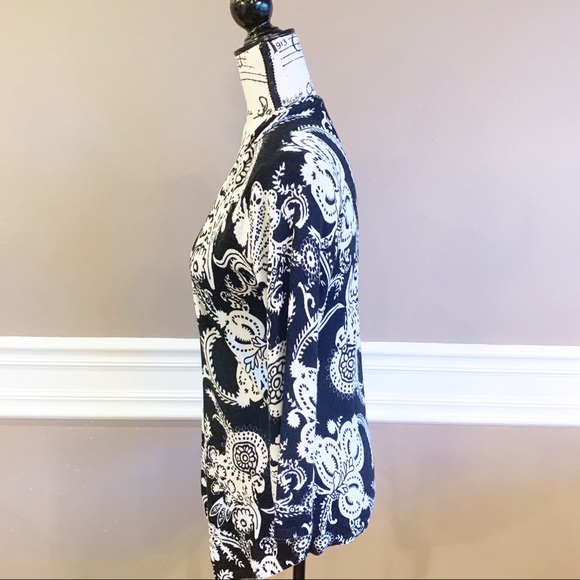 Cache Open Front Cardigan, Size Small - Picture 4 of 6